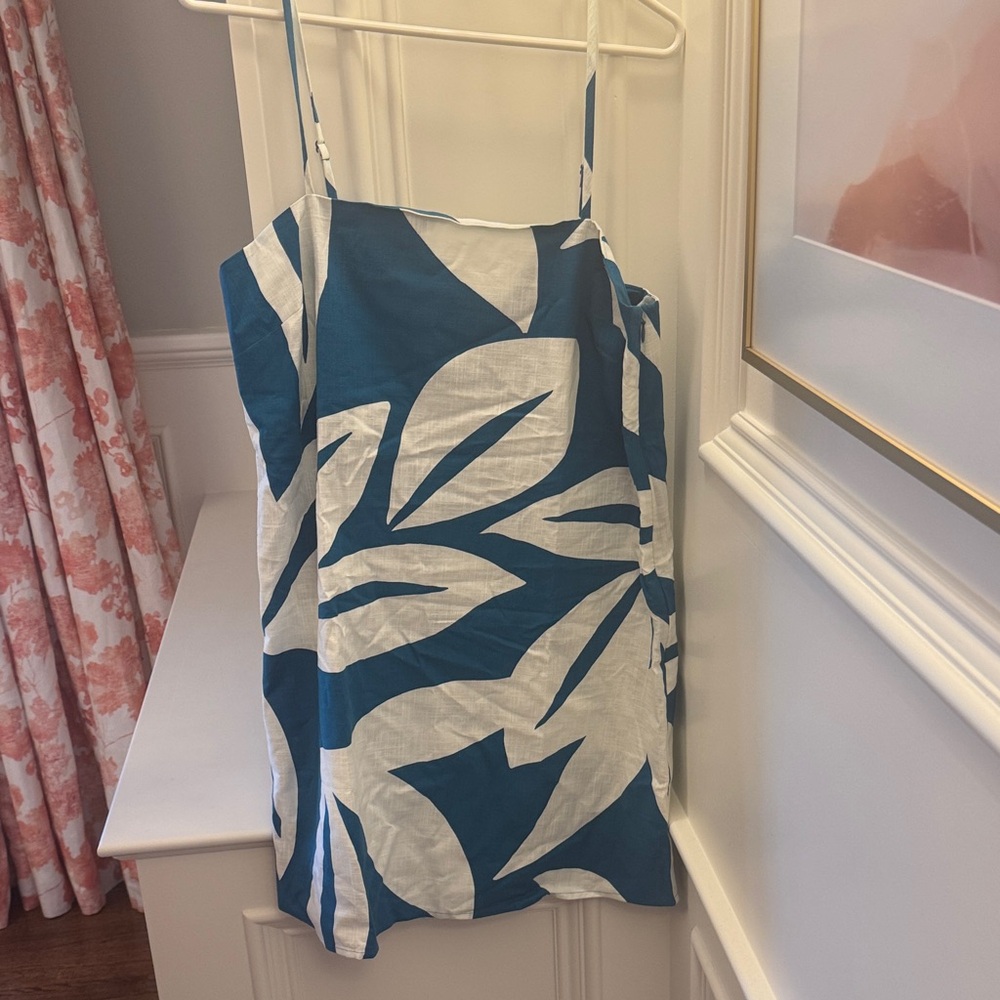 Mister Zimi Blue and White Mini Dress